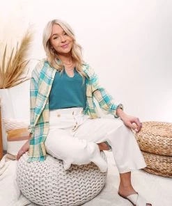 La Miel Georgia Plaid Shirt