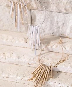 Sublime Clothing Boutique Accessories Circle Fringe Drop Earring