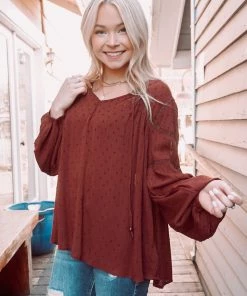 Easel Tops Dot To Dot Blouse 21 Easel Tops Dot To Dot Blouse