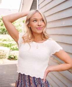 Promesa Tops Laguna Knit Top