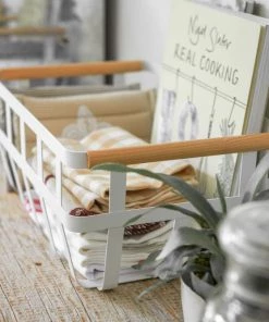 Yamazaki Home Yamazaki Tosca Dual Handle Storage Basket