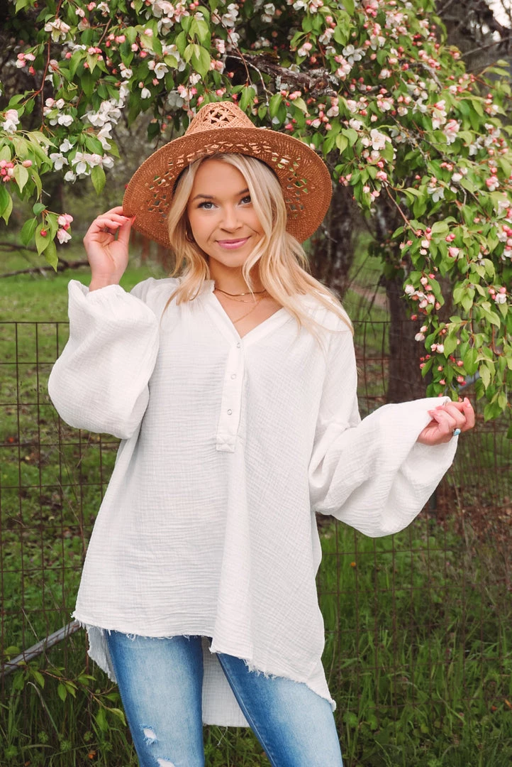 Promesa Tops Ollie Gauze Pullover 5 Promesa Tops Ollie Gauze Pullover