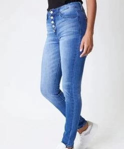 Kancan Bottoms Mason High Rise Denim