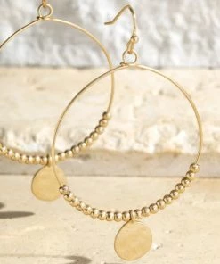 Urbanista Accessories Valencia Disc Hoop Earrings