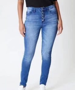 Kancan Bottoms Mason High Rise Denim