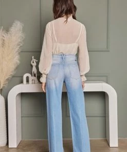 Kancan Mateo High Rise 90’s Flare Bottoms