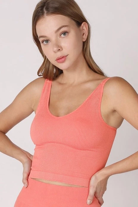 Tops NikiBiki Ruby Ribbed Crop Tank 16 Tops NikiBiki Ruby Ribbed Crop Tank
