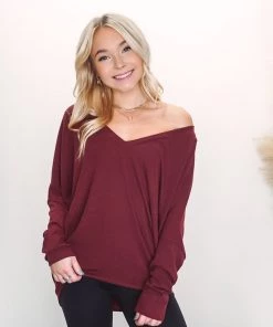 Charlotte Avery V Neck Dolman