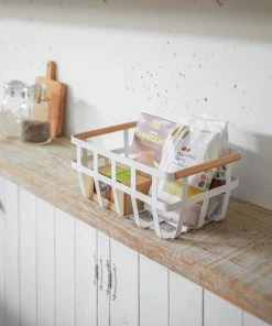 Yamazaki Home Yamazaki Tosca Dual Handle Storage Basket