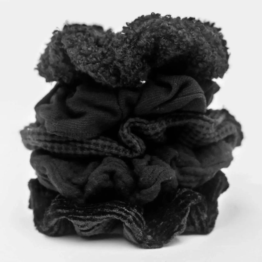 Kitsch Assorted Textured Scrunchies Beauty 8 Kitsch Assorted Textured Scrunchies Beauty
