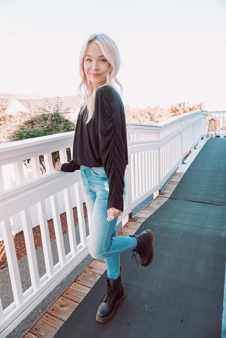 Hyfve Ruby Ruched Blouse 14 Hyfve Ruby Ruched Blouse