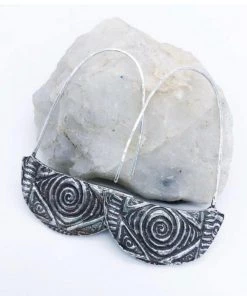 Twisted Designs By Beth Accessories Reversible Tribal Half Moon Hoops