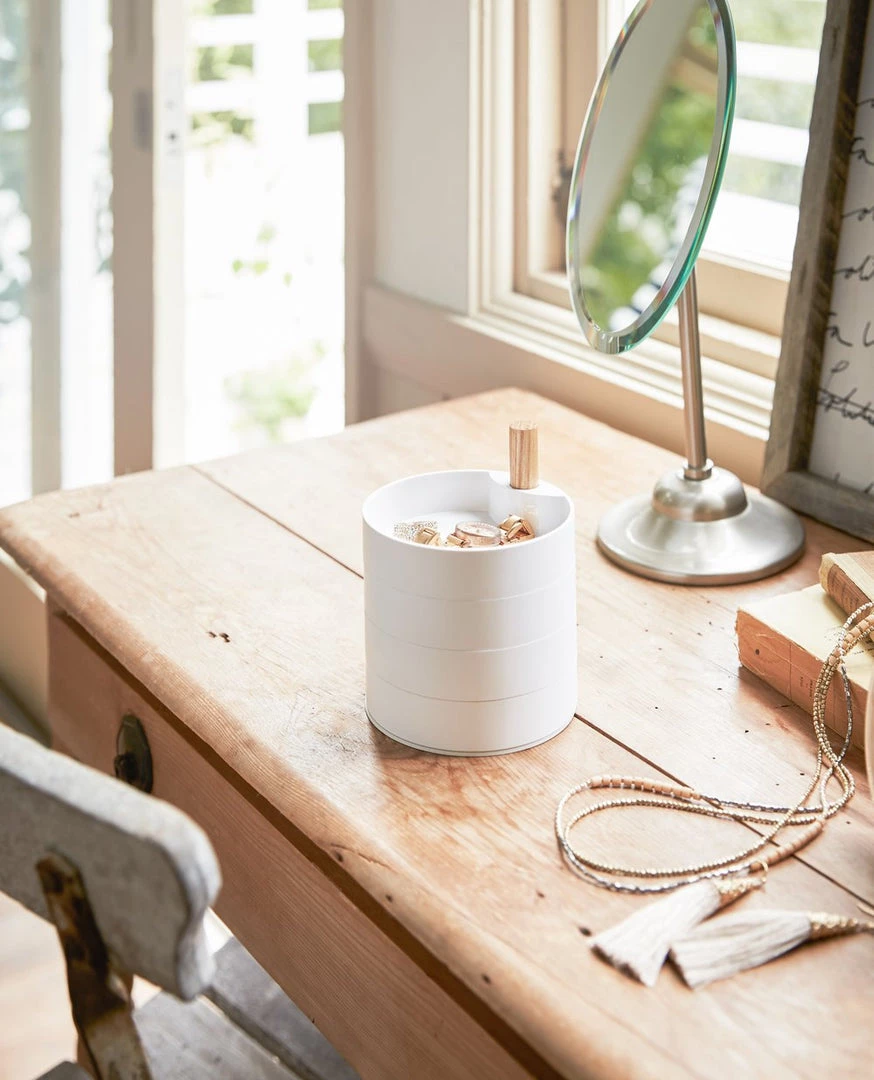 Yamazaki Home Yamazaki Tosca 4 Tiered Stacked Jewelry Box Gifts + Home Accents 2 Yamazaki Home Yamazaki Tosca 4 Tiered Stacked Jewelry Box Gifts + Home Accents