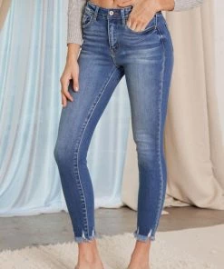 Kancan Campbell Mid Rise Denim Bottoms