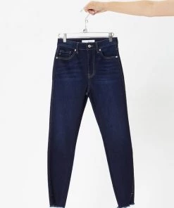 Kancan Indigo High Rise Denim Bottoms