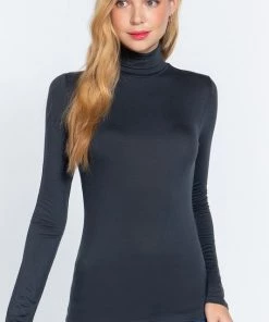 Active Basic Tops Annika Turtleneck