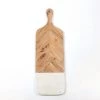 8 Oak Lane Marble & Wood Serving Board