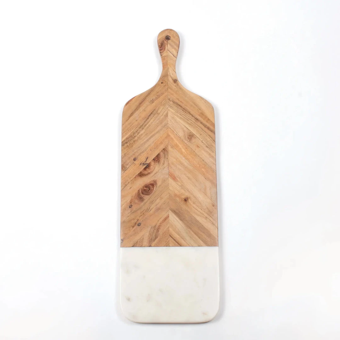 8 Oak Lane Marble & Wood Serving Board 1 8 Oak Lane Marble & Wood Serving Board