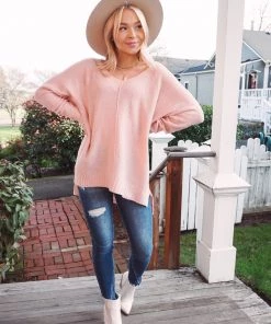 La Miel Dakota V Neck Sweater