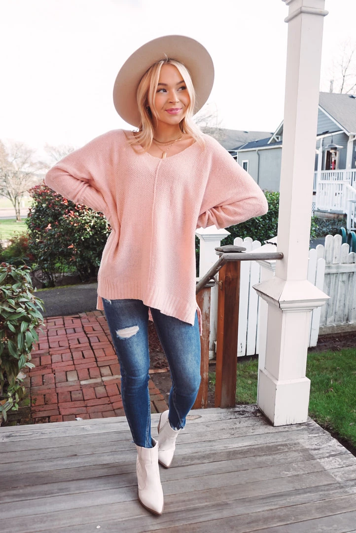 La Miel Dakota V Neck Sweater 1 La Miel Dakota V Neck Sweater