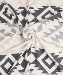 Hana Gifts + Home Accents Cozy Aztec Throw Blanket