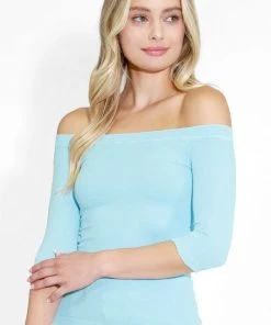 NikiBiki 3/4 Sleeve Off Shoulder Top