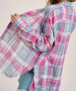 La Miel Georgia Plaid Shirt