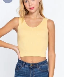 Active Basic Indie Ribbed Tank New Arrivals