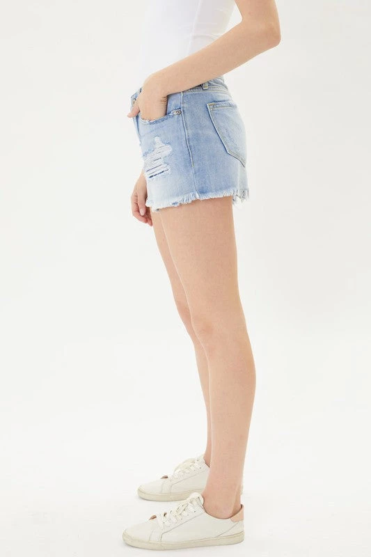 Kancan Bottoms Majorie Mid Rise Boyfriend Shorts 4 Kancan Bottoms Majorie Mid Rise Boyfriend Shorts