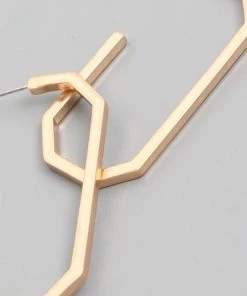 Sublime Clothing Boutique Accessories Oval Hoop Earring