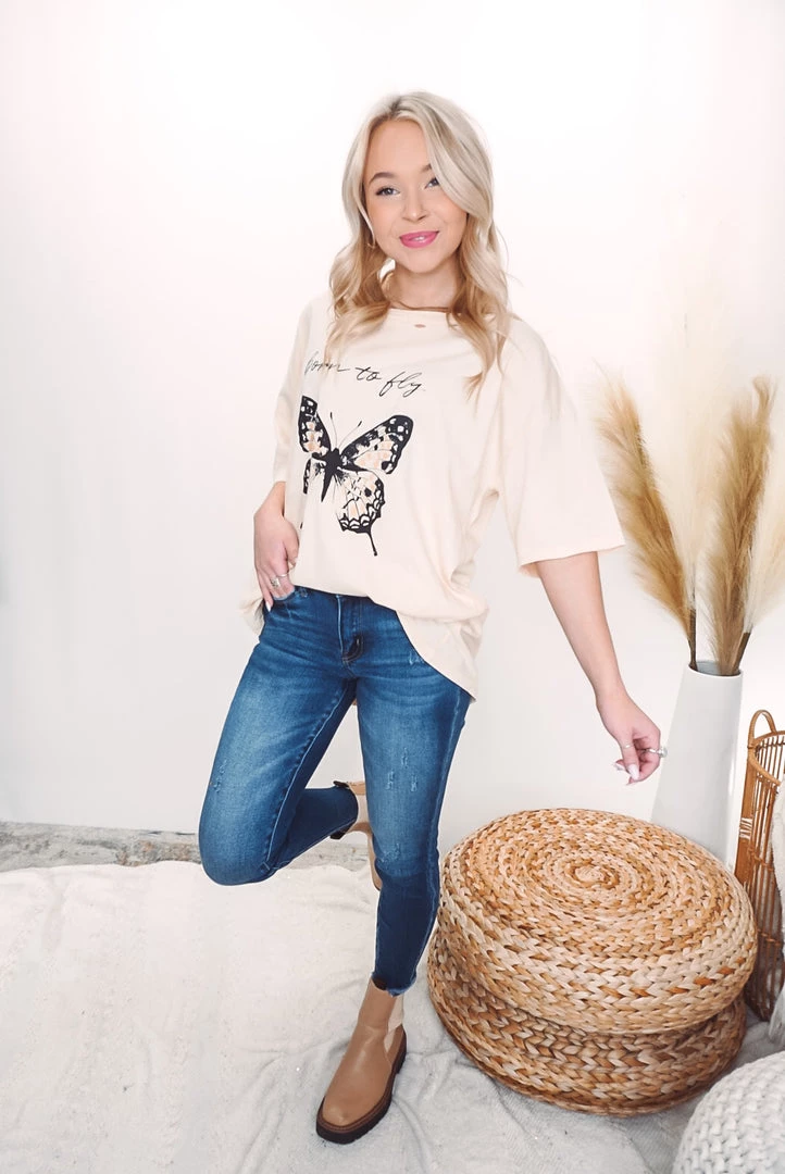 Promesa Tops Born To Fly Tee 5 Promesa Tops Born To Fly Tee