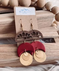 Kathy Smith Artistic Perspective Bold Love Clay Earrings