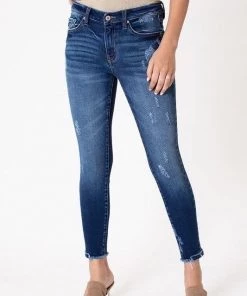Kancan Lincoln Mid Rise Denim Bottoms