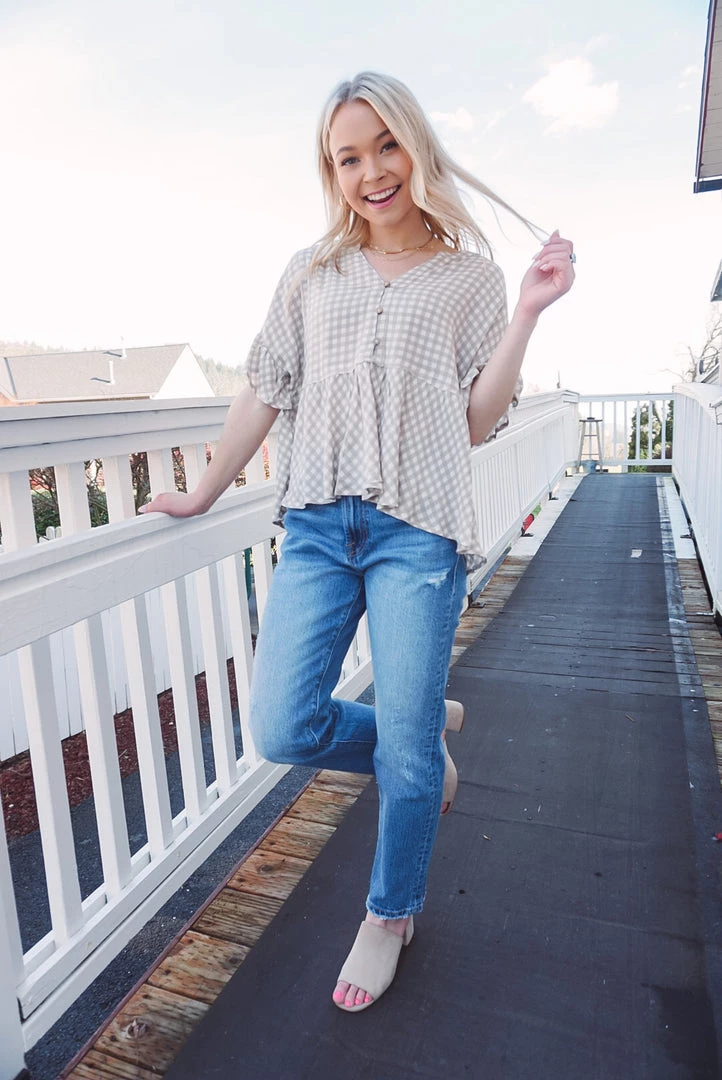 Promesa Derby Peplum Blouse 11 Promesa Derby Peplum Blouse