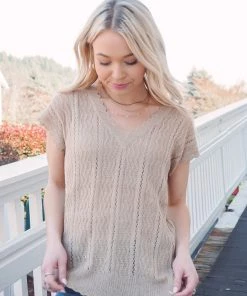 Hem & Thread Bentley Pointelle Sweater Set