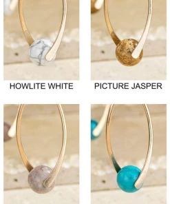 Urbanista Accessories Beaded Natural Stone Earrings