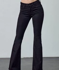 Kancan Bottoms Jayden Mid Rise Flare