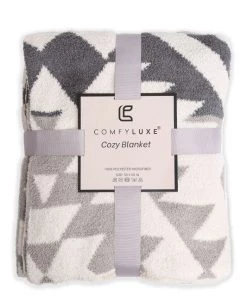 Hana Gifts + Home Accents Cozy Aztec Throw Blanket