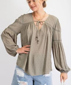 Easel Tops Dot To Dot Blouse 30 Easel Tops Dot To Dot Blouse