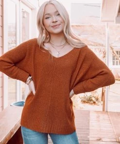La Miel Dakota V Neck Sweater 46 La Miel Dakota V Neck Sweater